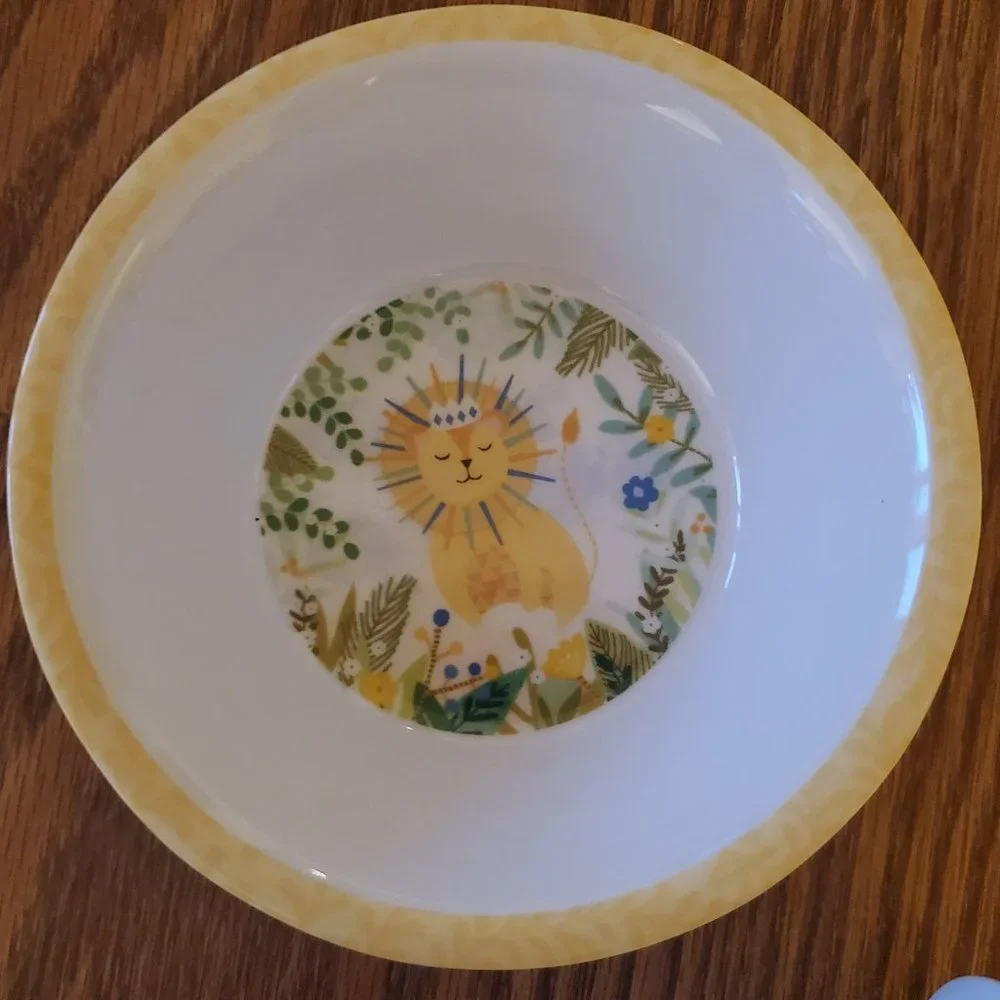 Lady Jayne Ltd. 5 Piece Melamine Feeding Gift Set ~ Lion - Picture 2 of 9